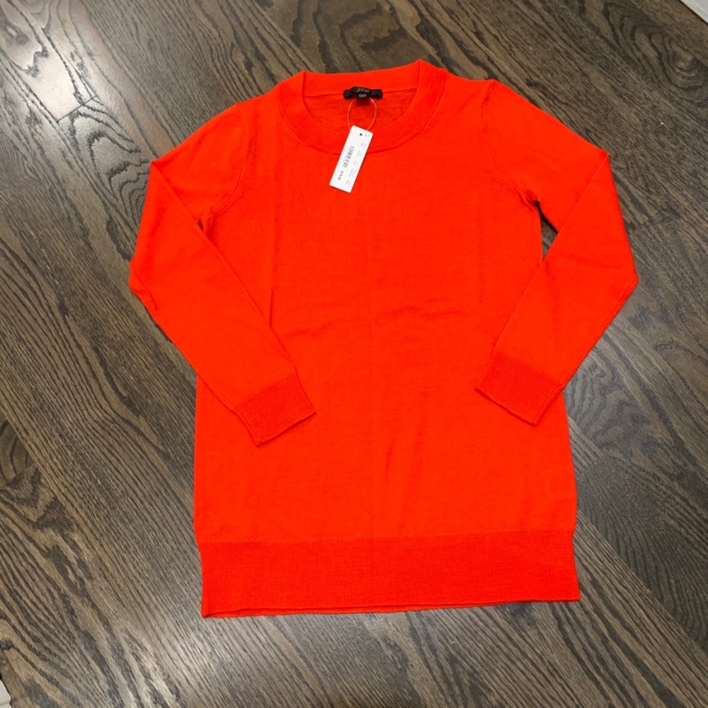 J. Crew Tippi sweater red NWT